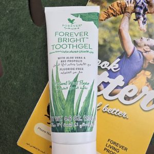 خمیردندان فوراور (حاوی آلوئه ورا و عسل ، بدون فلوراید) Forever Bright Toothgel